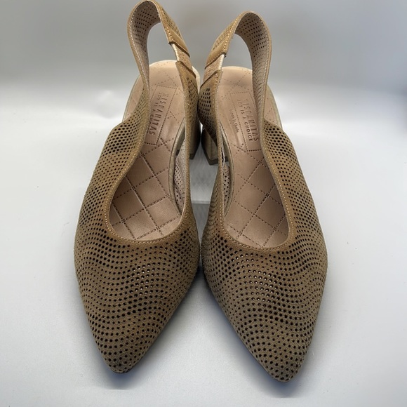 Hispanitas Perforated Leather Sling-back - Picture 2 of 10